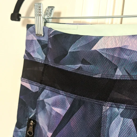 EUC Lululemon Inspire Tight II (Mesh) Pretty Prism Multi / Black Blue Purple | 4 - Picture 5 of 11